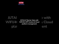 ไม้กั้นรถยนต์มอเตอร์ DC แบบไร้แปรงถ่าน พร้อมตัวควบคุม Wi-Fi