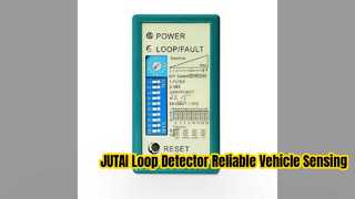 JUTAI เครื่องตรวจจับลูป LD100 LD102 การตรวจจับยานพาหนะที่เชื่อถือได้