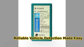 JUTAI เครื่องตรวจจับลูป LD100 LD102 การตรวจจับยานพาหนะที่เชื่อถือได้