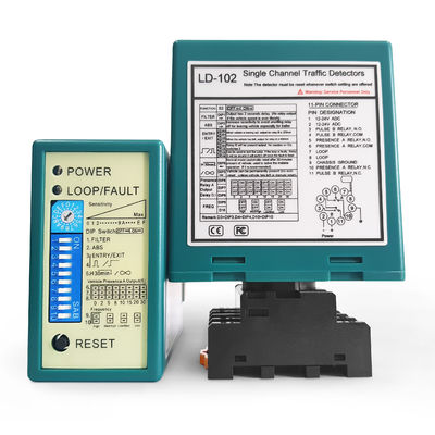 ซื้อ 12-24 VADC Compact Inductive Loop Detector การตอบสนองอย่างรวดเร็วสําหรับการควบคุมการเข้าถึงยาน การผลิตออนไลน์