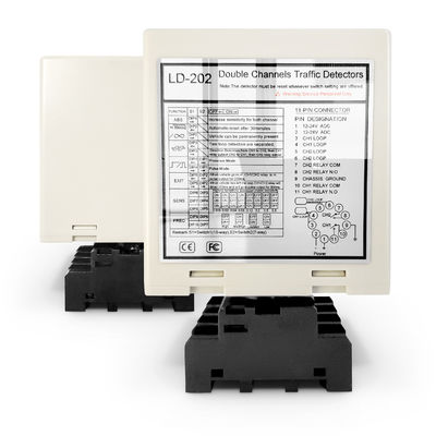 ซื้อ 17 Dip Switch Dual Channel Loop Detector 15μH-2000μH ระยะการหมุนตัวเอง การผลิตออนไลน์