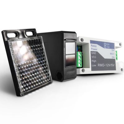 ซื้อ Automatic Gate Reflective Safety Sensor Photoelectric Detector Short Circuit & Reverse Protection การผลิตออนไลน์