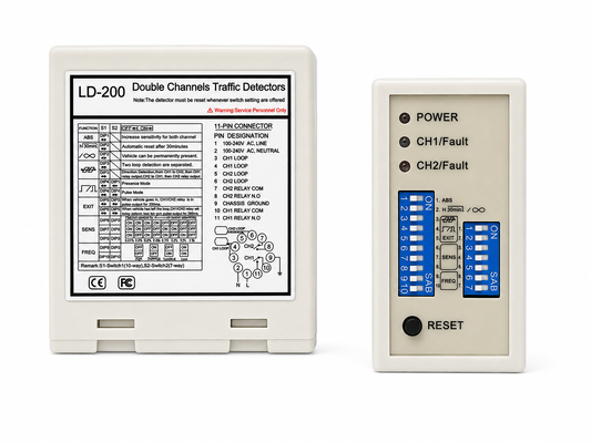 ซื้อ Vehicle Loop Detector for Industrial Gate Control with Dual Channel Detection and Relay Output การผลิตออนไลน์