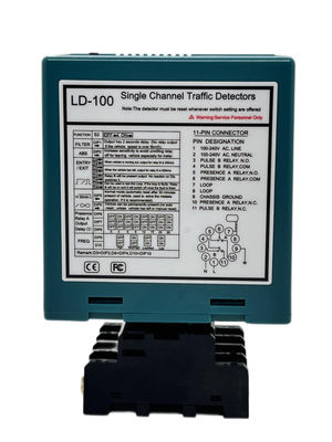 15-2000 μH 100-240 VAC Single Channel Loop Detector สําหรับการตรวจสอบความปลอดภัยของอุปสรรคพุ่ง
